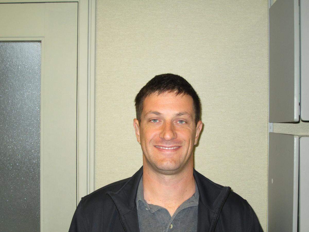 SLO city employee Chris Olcott entered a guilty plea to assaulting a woman at Mr. Rick’s Bar in 2016. This is his SLO city employment photo.