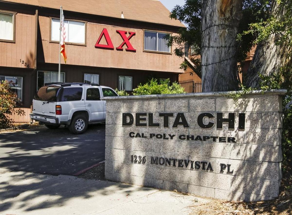 Delta Chi’s house at 1236 Monte Vista Place.