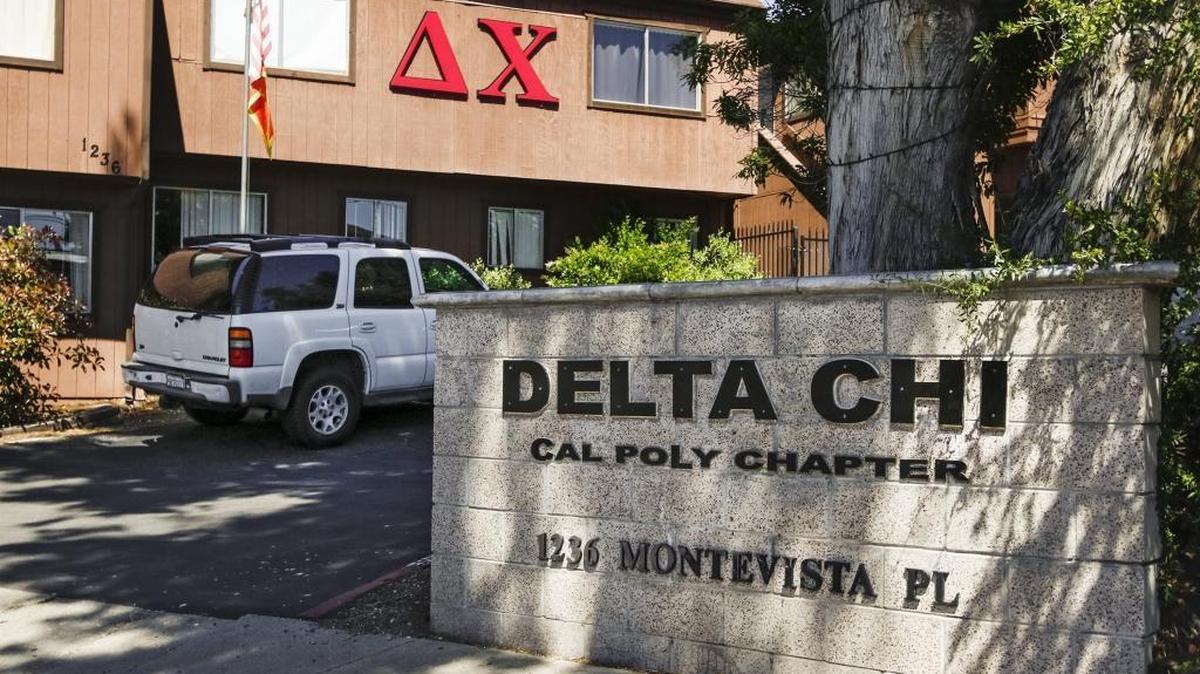 Delta Chi’s house at 1236 Monte Vista Place.
