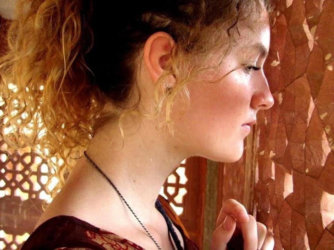 Emilie Inman appears in a 2010 photo while traveling and studying abroad in India.