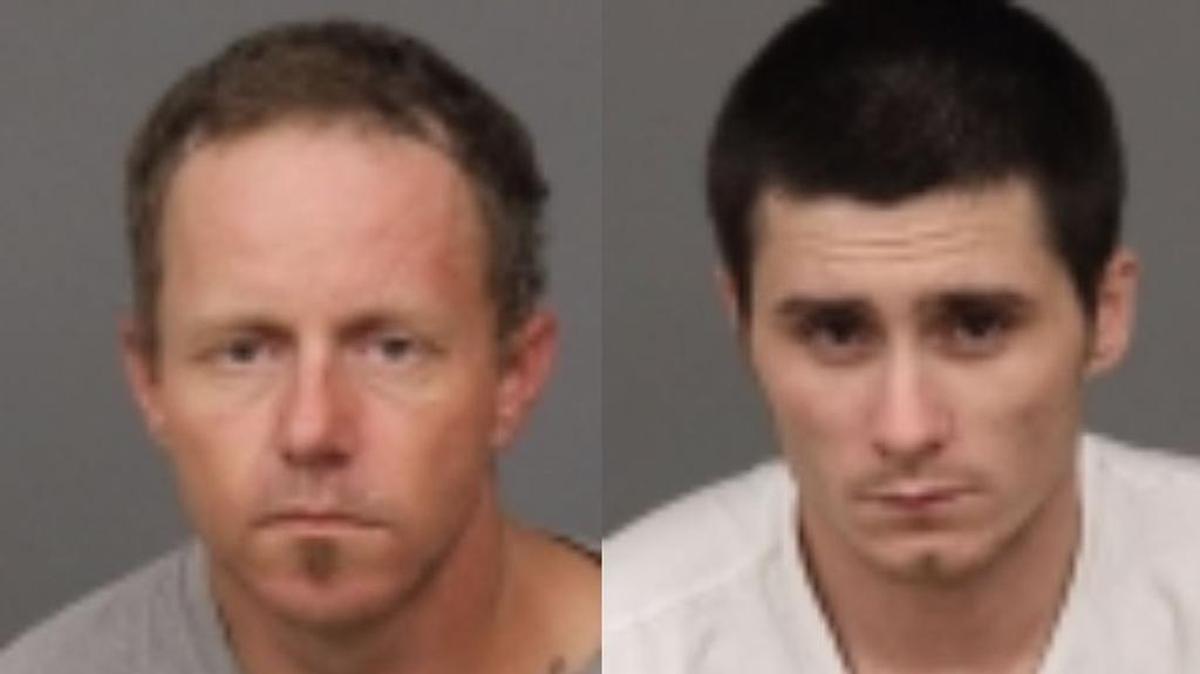 Brandon Steffan, 36, and Jake Rupe, 28, were arrested Sunday, October 15, 2017, on suspicion of multiple charges, including possession of a controlled substance and violation of probation.