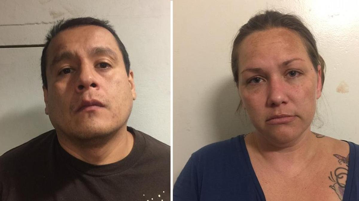 Two San Luis Obispo residents, Angel Isiah Resendez and Amanda Bunker, were arrested Thursday, Aug. 17, 2017, after authorities discovered methamphetamine, cocaine, heroin, more than $9,000 in cash and a loaded handgun inside their home, according to the San Luis Obispo Police Department.