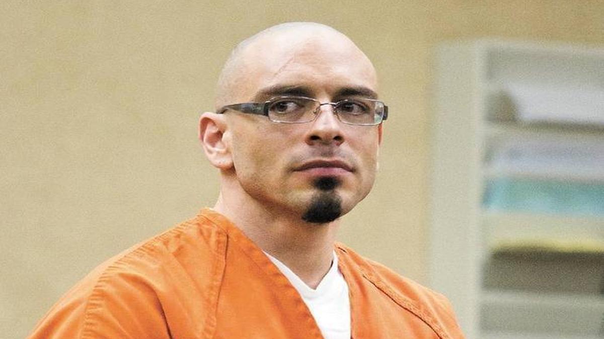 Jeremiah Leo “Smurf” Hernandez listens during a 2012 San Luis Obispo Superior Court hearing in the Arroyo Grande cross-burning case. He was recently re-arrested on weapons charges.