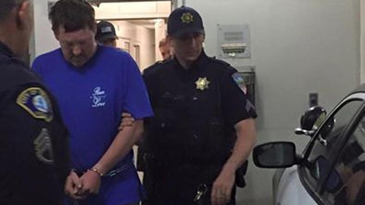 Double homicide suspect Dave McCann is taken into custody in Seaside.