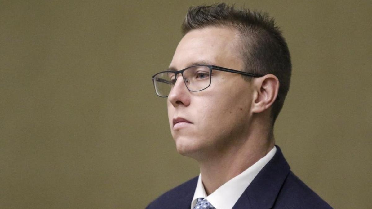 San Luis Obispo developer Ryan Petetit listens in court during his second arraignment in September 2016. He has now filed in Los Angeles County to change his name.