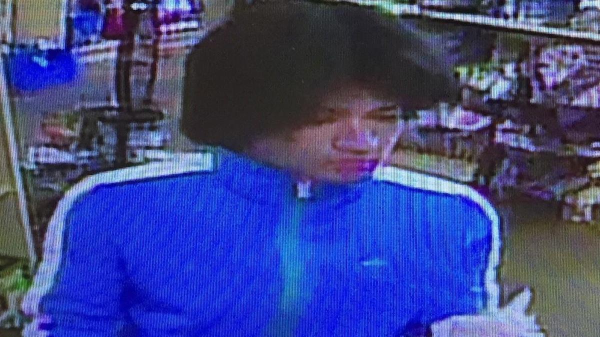 San Luis Obispo Police are searching for this man, who has been caught on several surveillance footages using counterfeit $100.