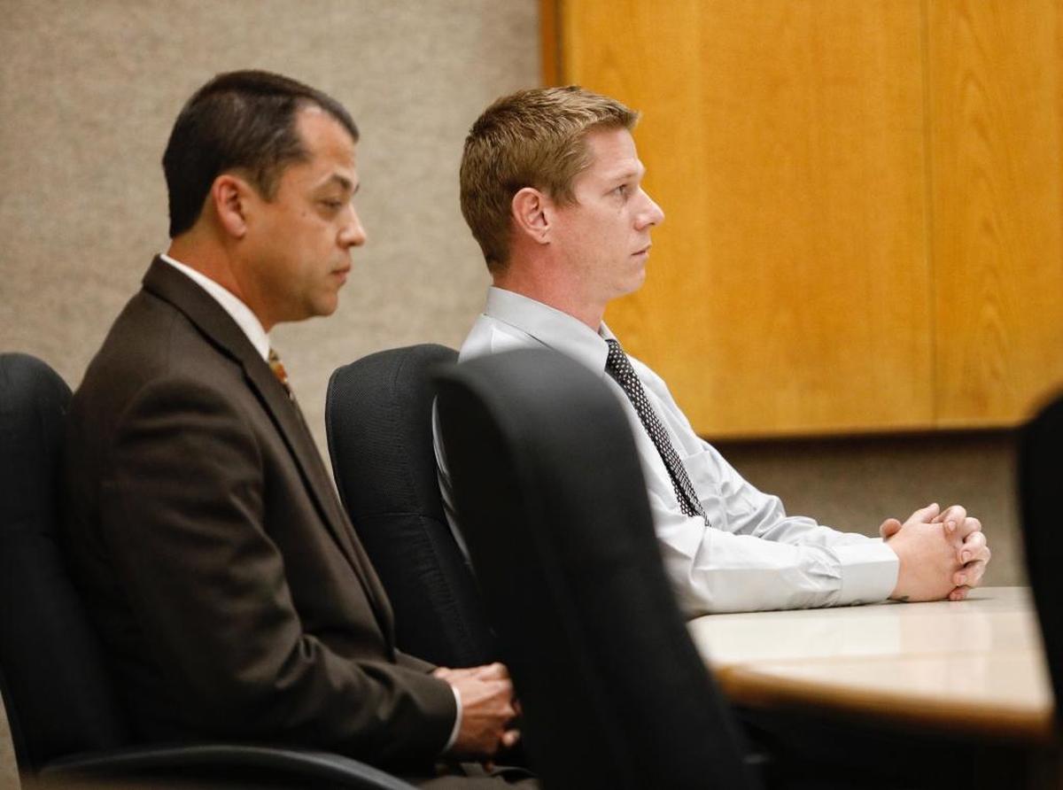 During his second trial in June 2017, Rian Mabus sits motionless as a jury foreperson tells Superior Court Judge John Trice that they can’t reach an agreement on whether Mabus raped his then-girlfriend’s intoxicated aunt.