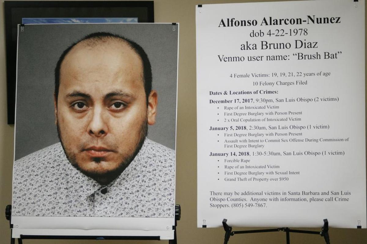 San Luis Obispo County District Attorney Dan Dow held a press conference in January 2018 to announce charges against Alfonso Alarcon-Nunez, an Uber driver who has been charged with multiple sexual assaults.