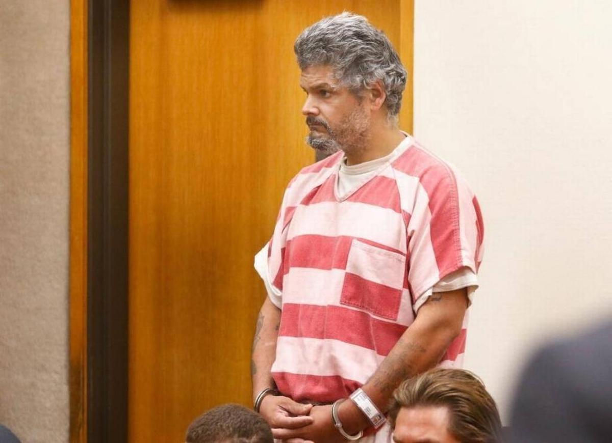 Manuel Jesus Perez appears in court on July 15, 2016, on charges he killed his housemate Joseph Charles Kienly IV at their Grover Beach apartment.