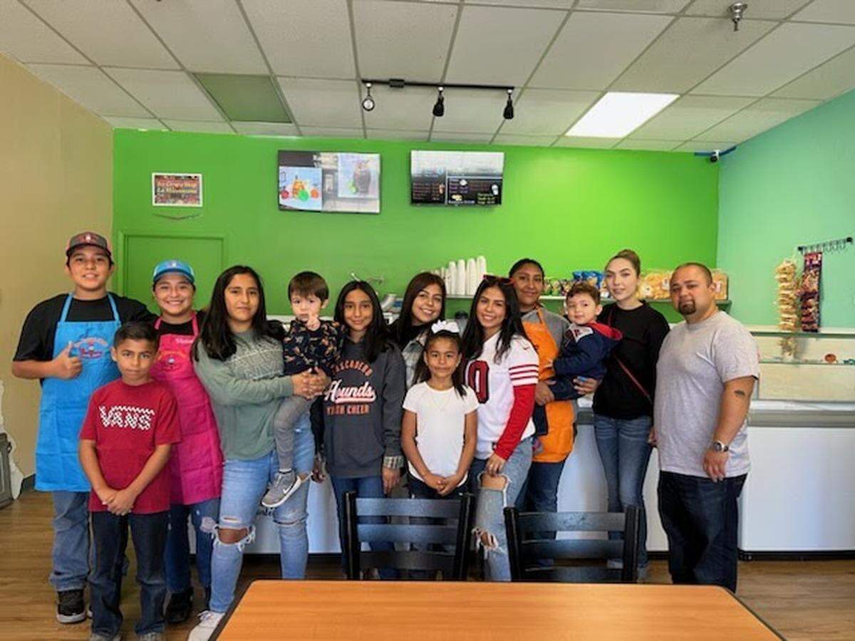 Multiple generations of the Medina family celebrates opening day of Ice Cream Shop La Michoacana