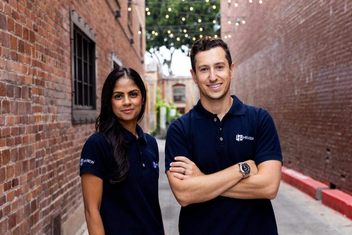 HiView co-founders Narjit Patel and Miles Hischier