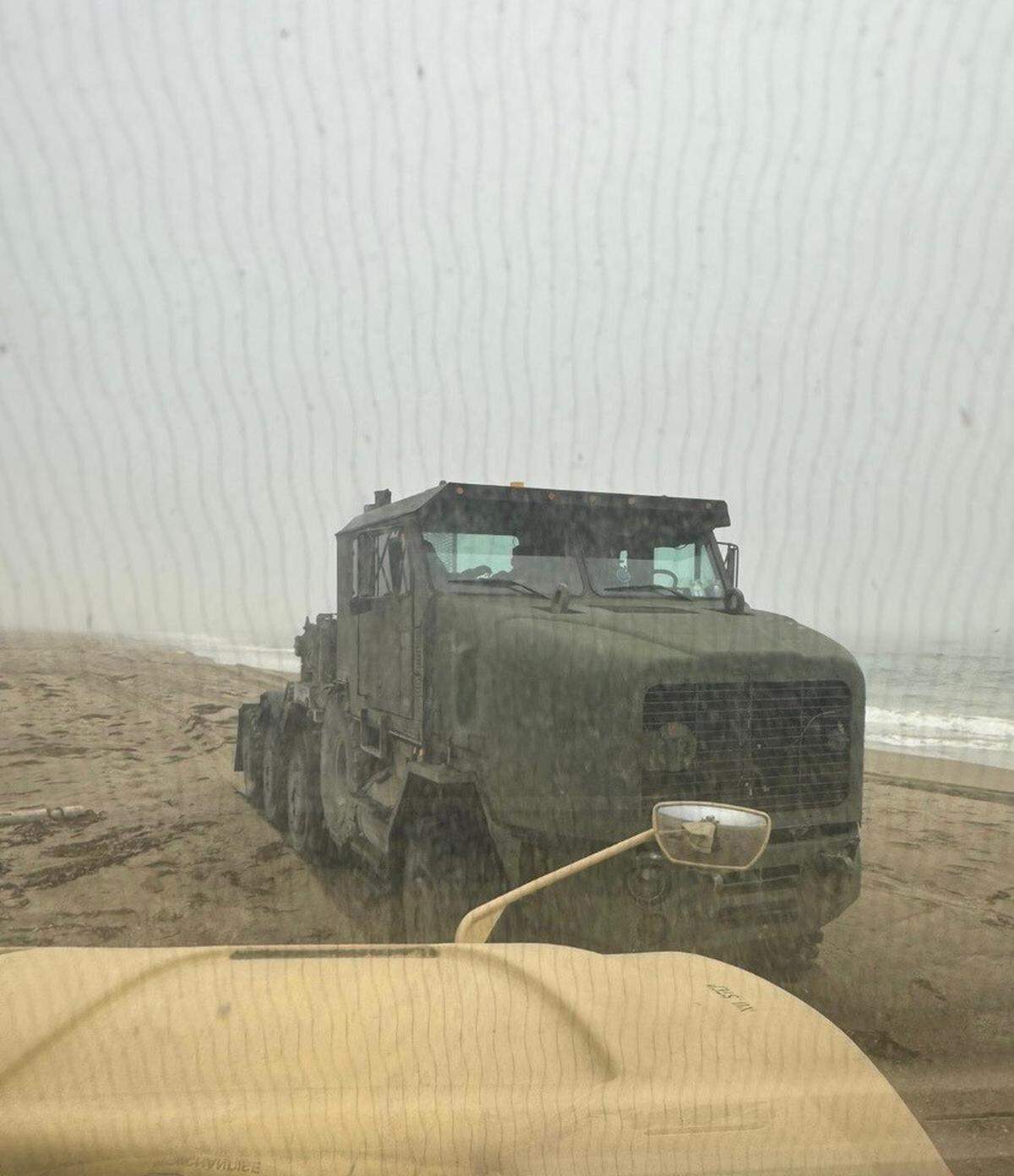The San Luis Obispo County Sheriff’s Office arrested a man who allegedly rammed a military style vehicle through a gate before stopping on a beach in Montana De Oro on July 31, 2024.