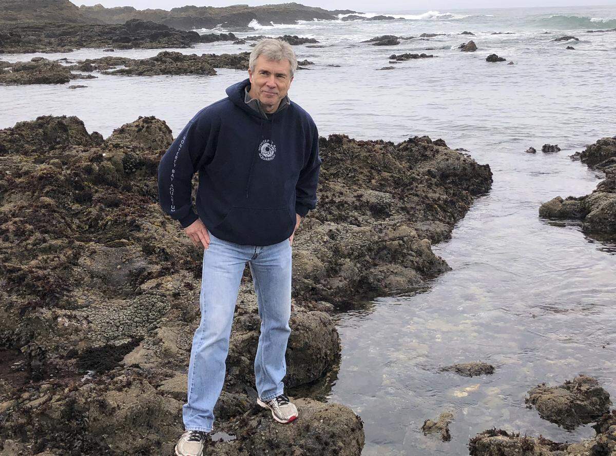 This undated photo provided by Maggie Strom shows her husband, Ted Strom. who is one of the 34 people who died in the fire aboard the dive boat Conception on Sept. 2, 2019 Strom, 62, was a staff physician at the Memphis Veterans Affairs Medical Center. He was also an associate professor at the University of Tennessee Health Sciences Center, and taught hematopathology and transfusion medicine to medical students and residents, according to his profile on LinkedIn. (Maggie Strom via AP)