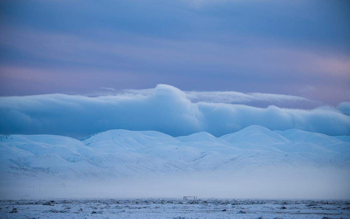 Heavy overnight snow turned the California Valley and Temblor Range near the Carrizo Plain into a scene that looks more like the Arctic than San Luis Obispo County on Saturday, Feb. 25, 2023.