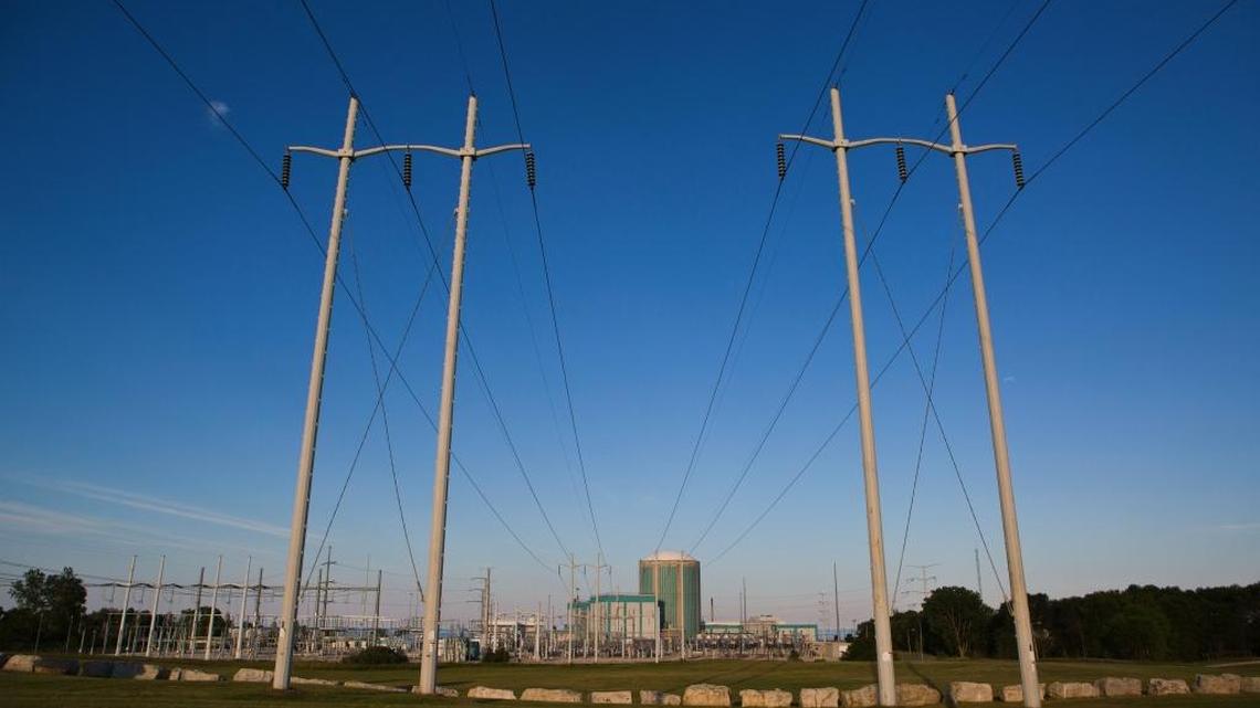 Kewaunee Power Station, the Dominion Resources nuclear power plant on the shores of Lake Michigan in Carlton, Wisconsin, was shut down in 2013, costing the town much of its revenue and hundreds of jobs.