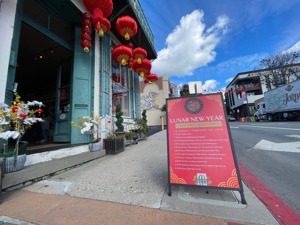 The city of San Luis Obispo and Karson Butler Events partnered to host a free Lunar New Year block party downtown, including a drone light show.&nbsp;The event will honor the 150th anniversary of the Ah Louis Store. 