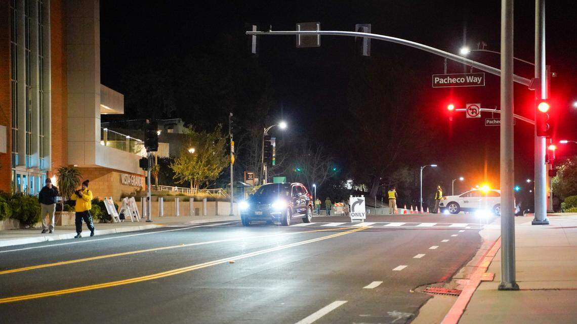Cal Poly was expected to hold an on-campus concert in an effort to dissuade students from St. Fratty’s Day partying on March 15, 2025. Traffic control was in place around campus.