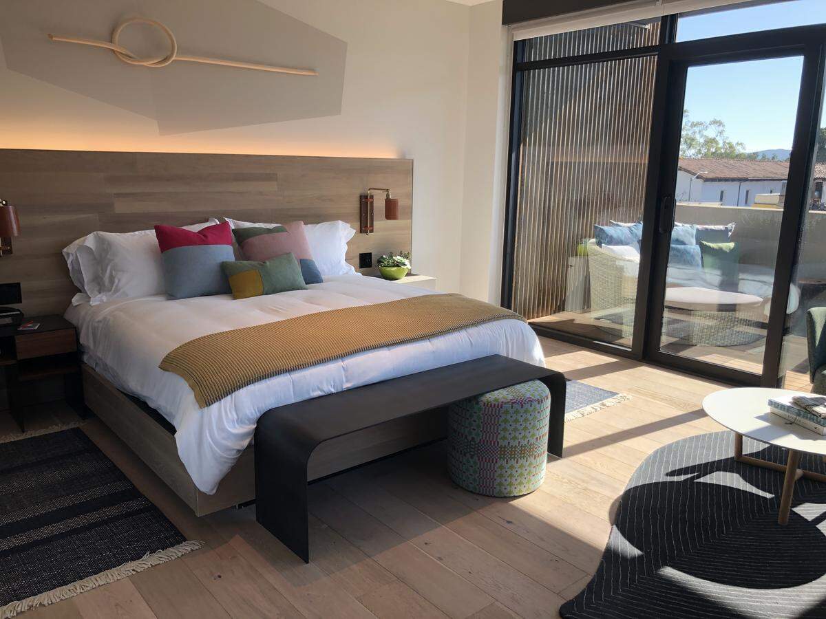 A typical room at Hotel SLO