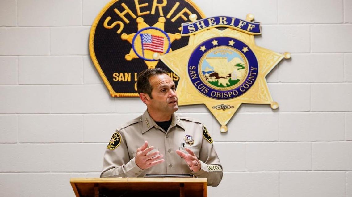 Sheriff Ian Parkinson holds a press conference on Thursday, April 13, 2017, to talk about an inmate death at the County Jail. The family on Monday identified the man as Kevin Lee McLaughlin.