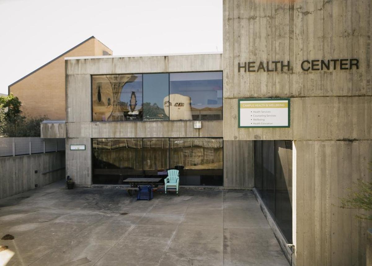 The Cal Poly food pantry is located downstairs in the Health Center.