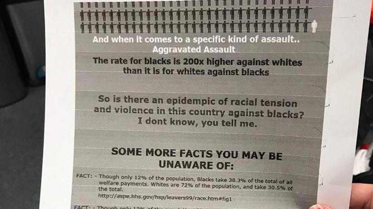 Cal Poly student Gina said she first saw these flyers posted on campus on Jan. 16, the day after Martin Luther King Jr. Day. It is unknown if these flyers were the ones alluded to in President Jeffrey Armstrong’s email.