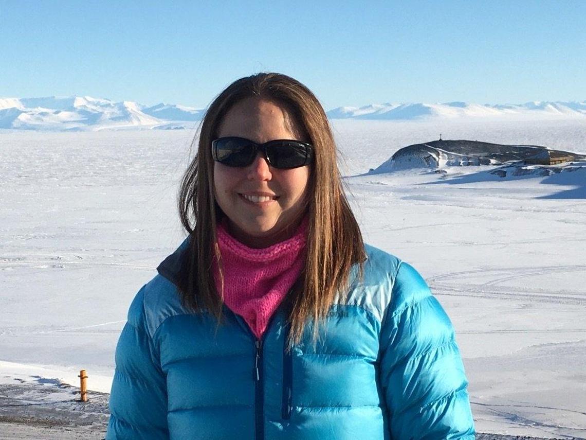 Cal Poly researcher Heather Liwanag spent three months studying Weddell seals in Antarctica last year.