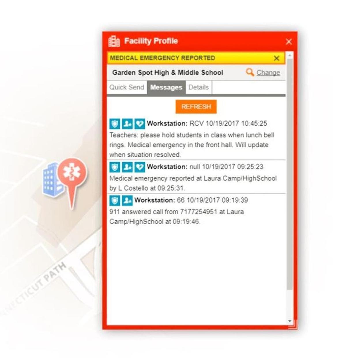 The Rave Mobile Safety app will notify emergency responders of an active shooter situation, as well as let staff members at a school know about potentially dangerous situations — all with the click of a button.