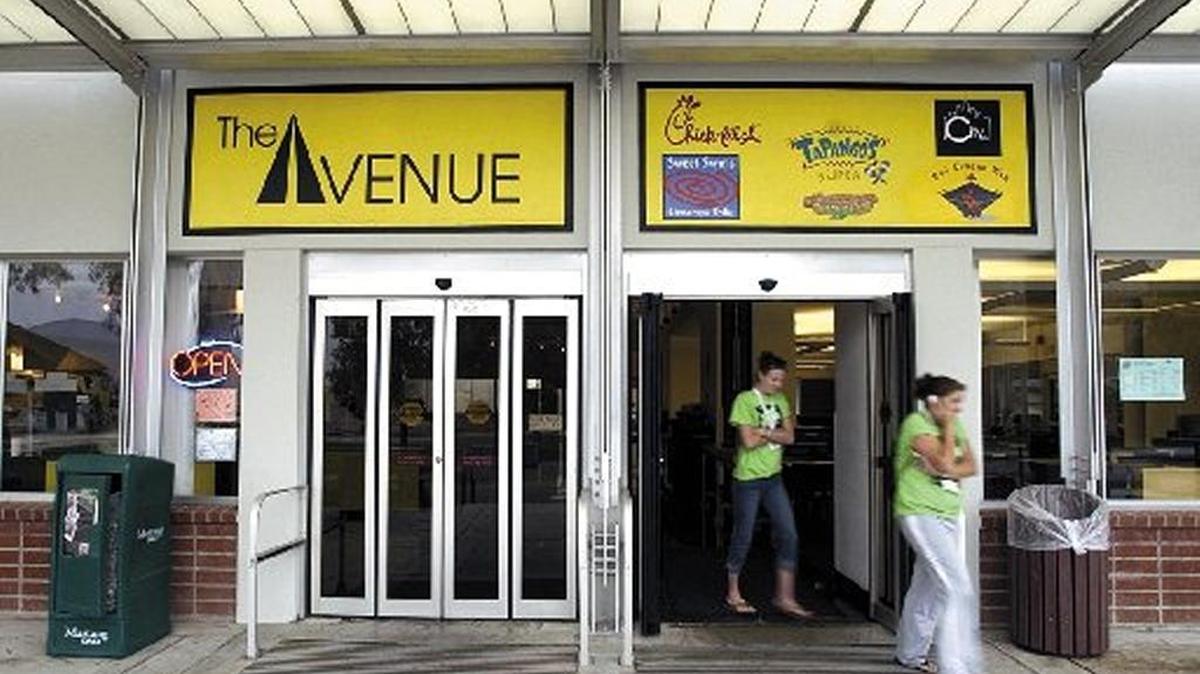 The Avenue at Cal Poly is a hub for campus dining at Cal Poly.
