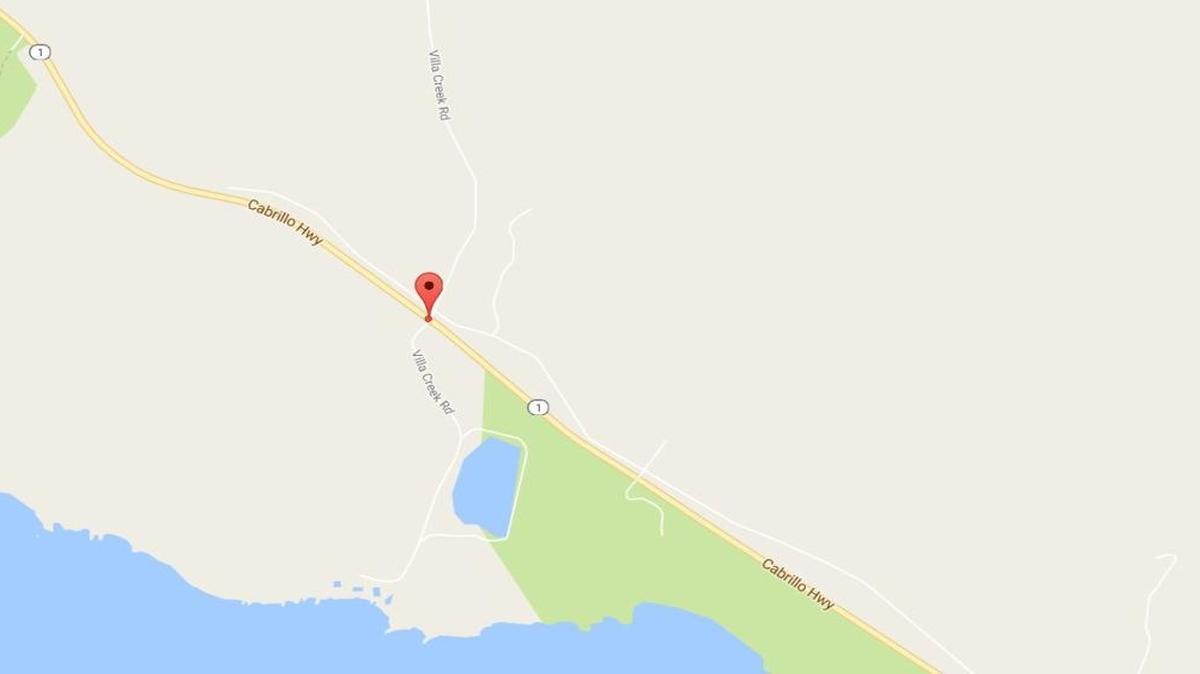 Four people received minor injuries in a three-car collision on southbound Highway 1 on Monday.