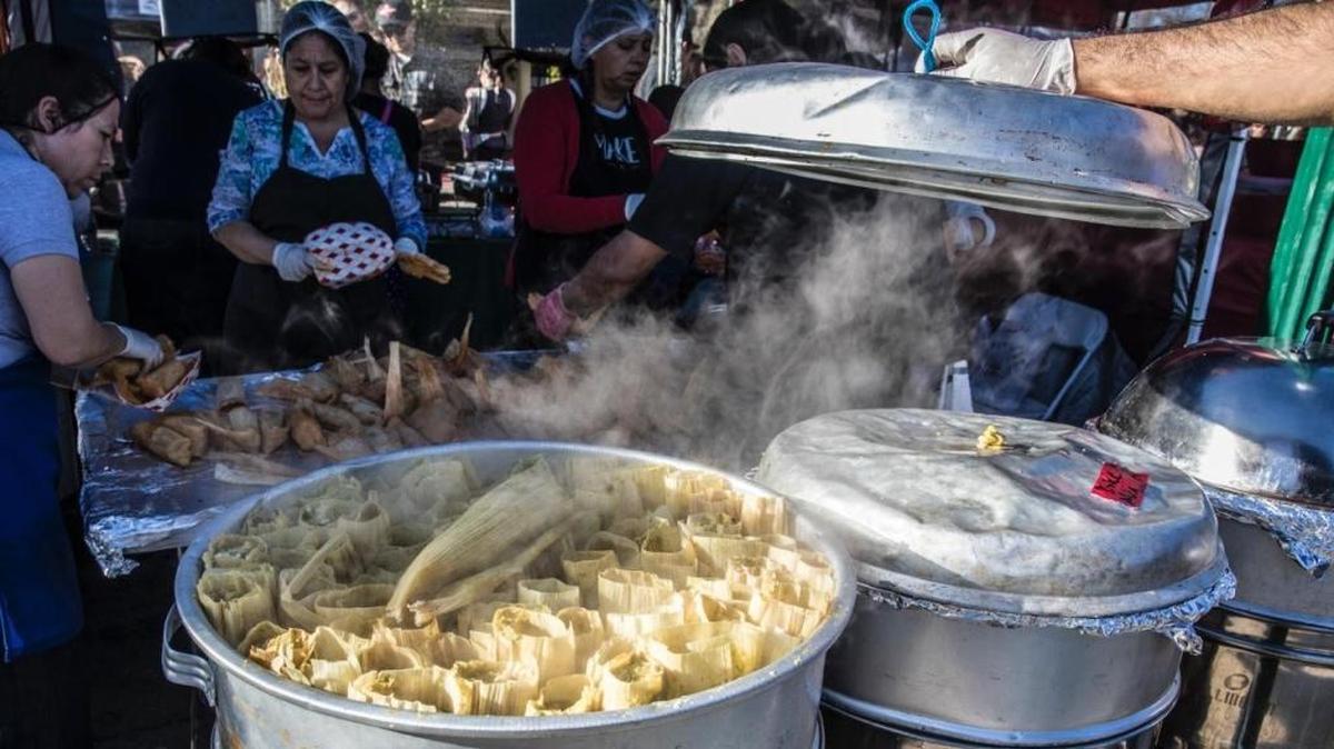 There were plenty of tamales for festival-goers to choose from at Atascadero’s Sunken Gardens on Saturday.