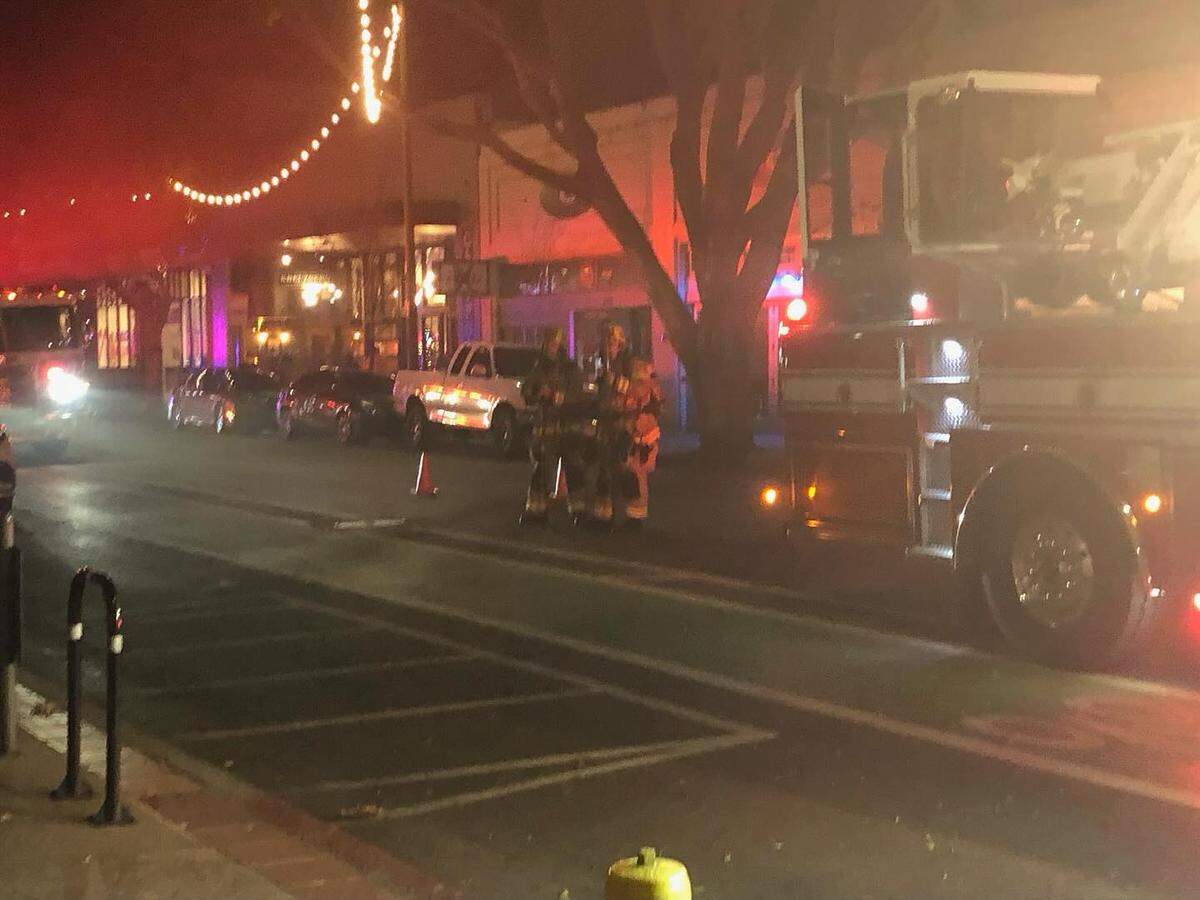 Old SLO BBQ briefly evacuated while firefighters battled a small fire in the kitchen on Jan. 5, 2025.