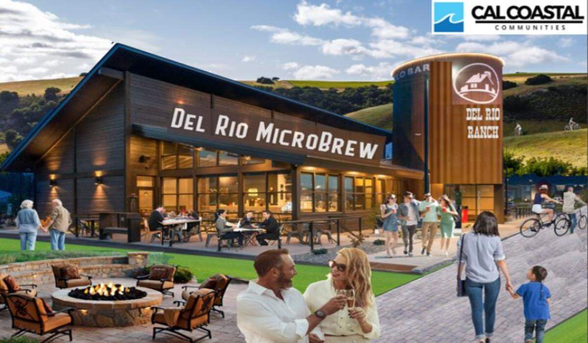 Cal Coastal Communities plans to turn the old Walmart property near Del Rio Road and El Camino Real into an entertainment, lodging and housing hub, complete with a microbrewery, a hotel, a conference center and single-family homes.