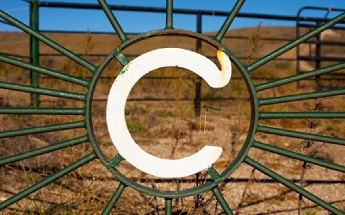 A gate bears the signage for the Jalama Cojo Ranches, which now will be named The Jack and Laura Dangermond Preserve.