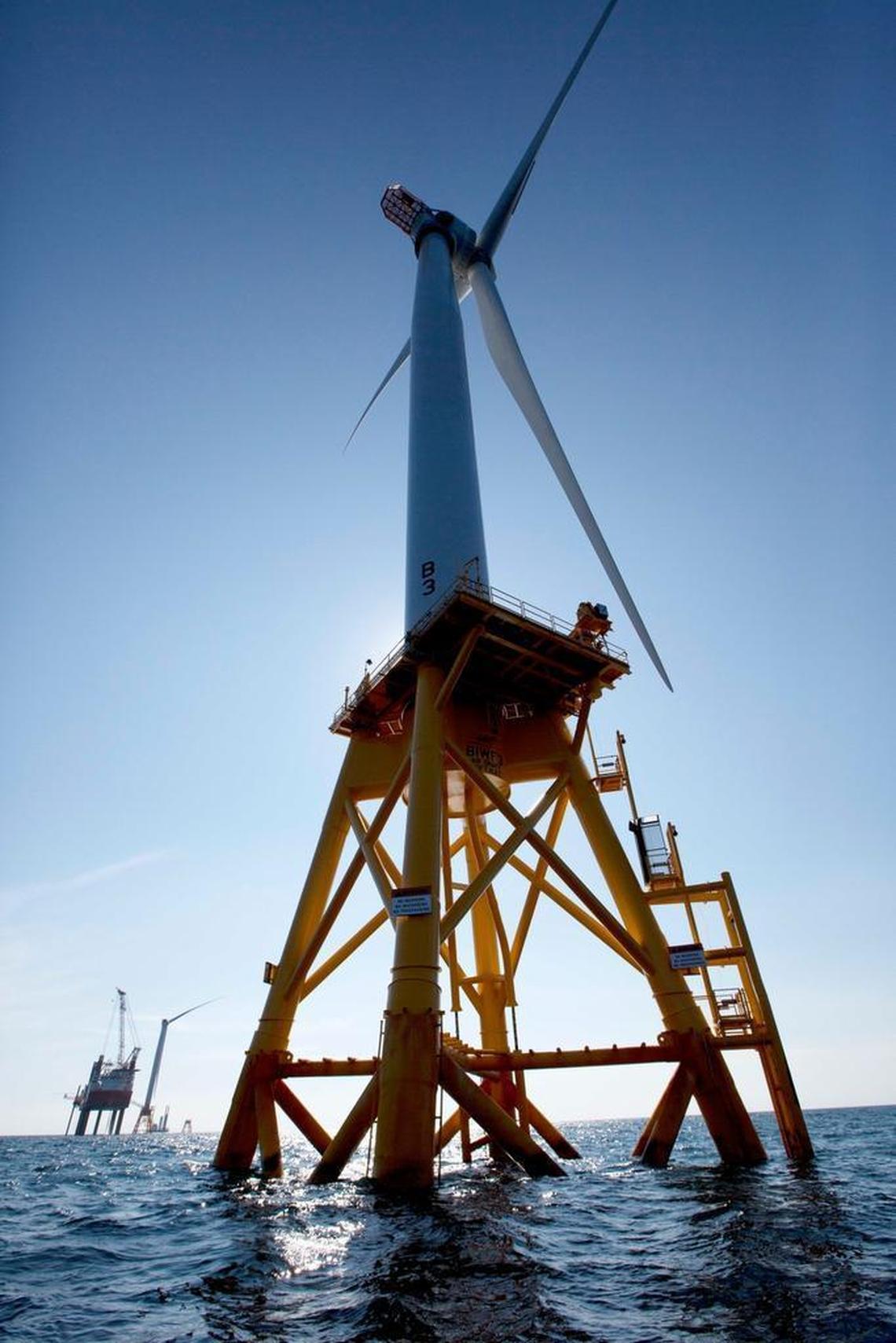 Multiple energy companies want to build farms of giant wind turbines off the Central Coast, creating a vastly larger version of the Block Island Wind Farm off Rhode Island, which is now the only one of its kind in American waters. The facility’s five turbines came online in August 2016 and generate enough energy to power 17,000 homes.