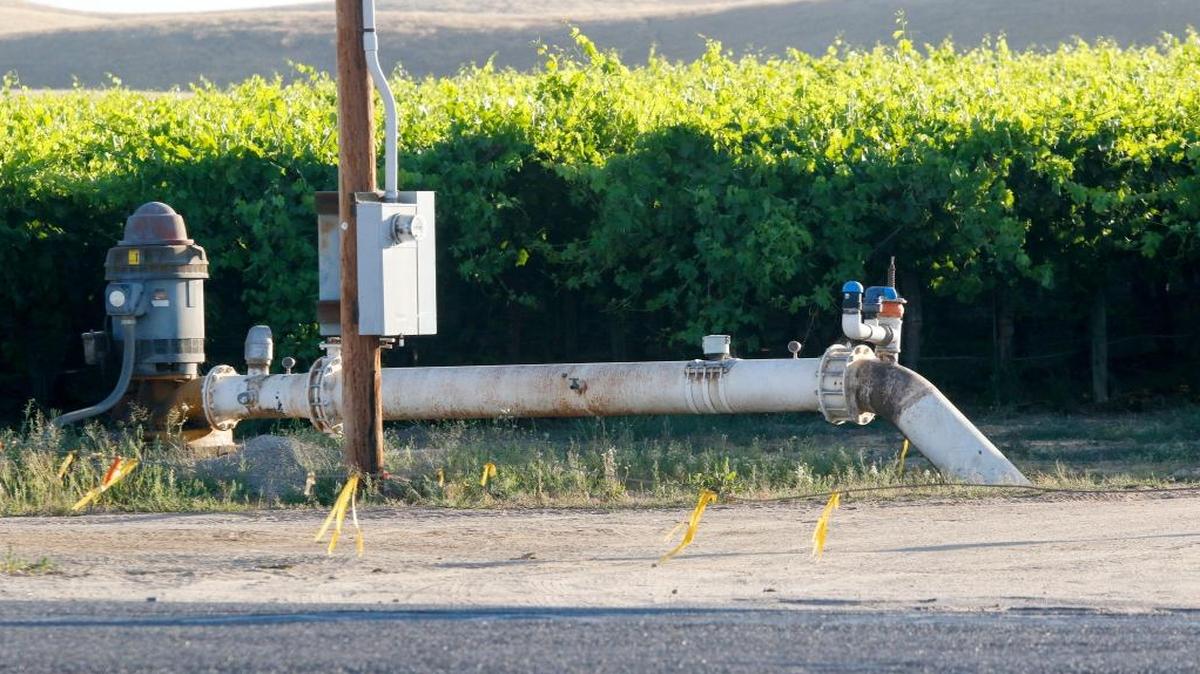 The San Luis Obispo County Board of Supervisors decided Tuesday, March 7, 2017, that the county will take on the responsibility of groundwater planning and management in unincorporated areas. Here, an electric powered well near Highway 41 near Shandon services a vineyard in June 2016.