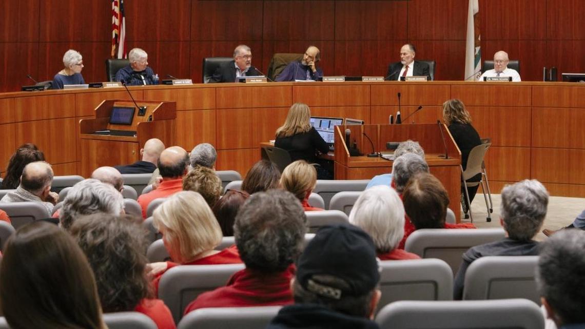 The San Luis Obispo County Air Pollution Control District District Hearing Board met Tuesday in San Luis Obispo to consider whether dust from the Oceano Dunes is a public-health nuisance.