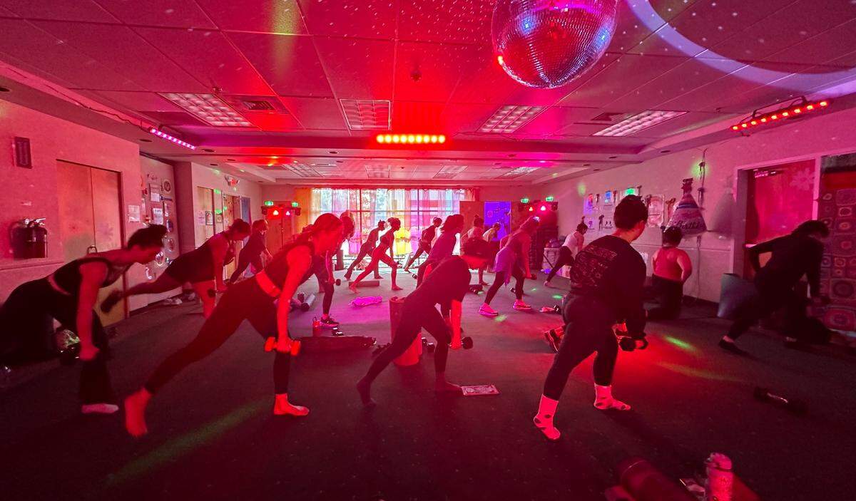 Kismet Fitness is currently housed at 4111 Broad St. in San Luis Obispo, but is preparing to move to a new location on South Street. The fitness studio offers a party atmosphere to make fitness more fun, owner Britt Pomfret said.