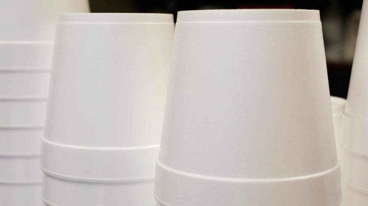 Coffee cups like these are among the items covered by the countywide ban on polystyrene products.