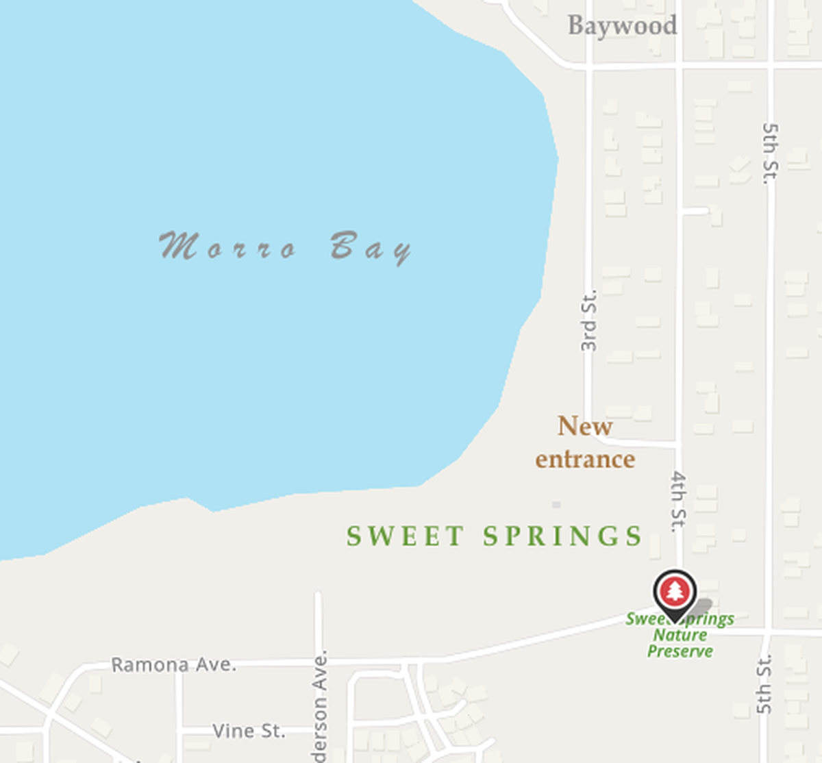 Sweet Springs map
