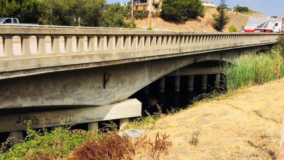 OId Creek Bridge on Highway 1 near Cayucos will be replaced under a $12 million Caltrans project.