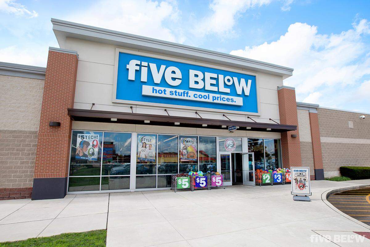 A Five Below store opened in a Paso Robles location that was previously occupied by a Pier 1.