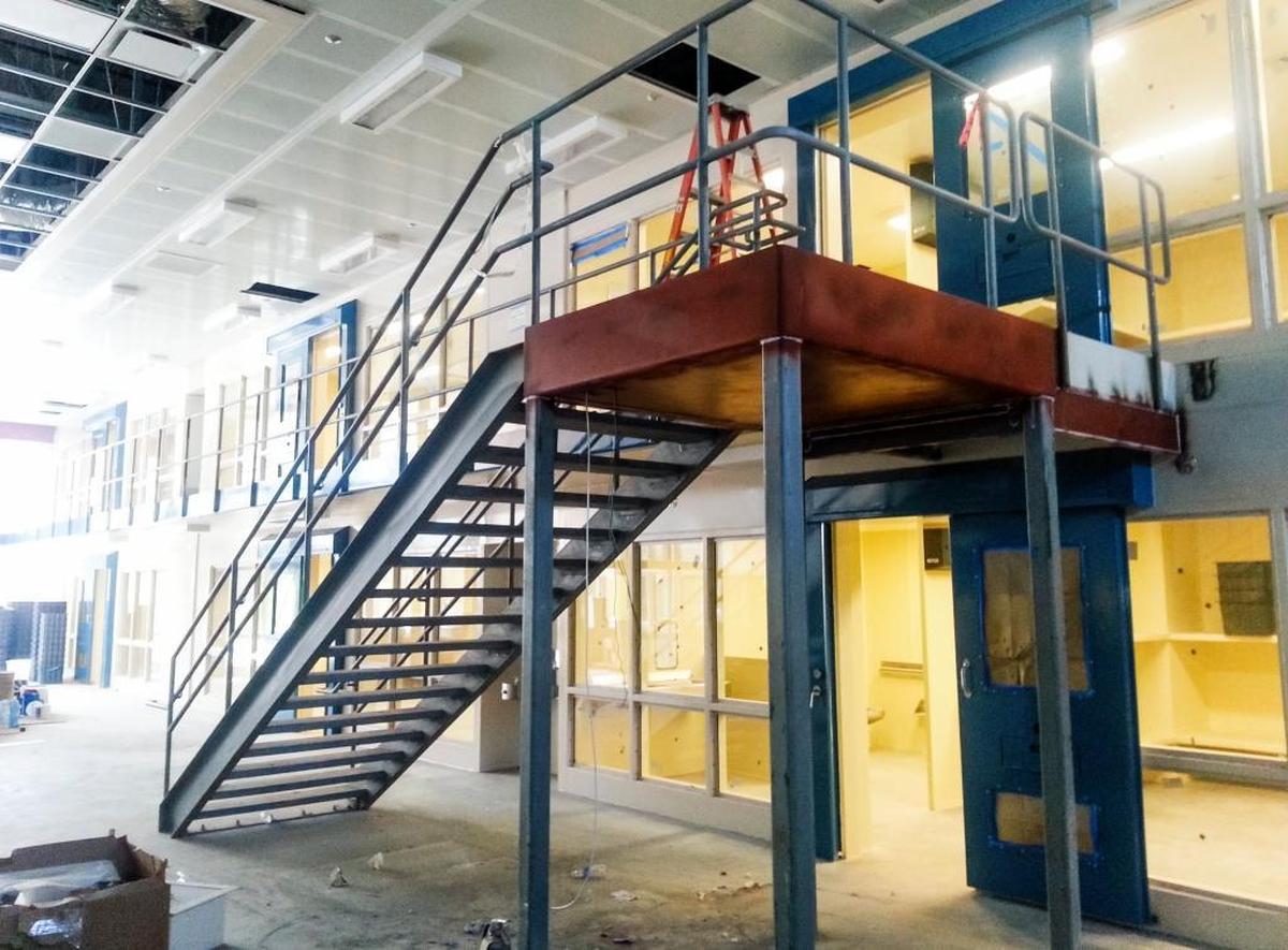 Construction nears completion on the women’s jail.