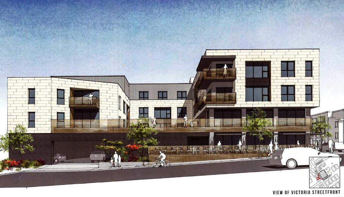 A proposed low-income housing project in San Luis Obispo would bring 32 affordable units to a property at Victoria Avenue and Humbert Avenue in the neighborhood behind SLO’s Guild Hall.