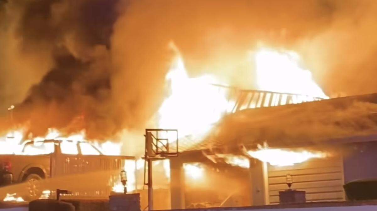An early morning fire destroyed a shop, a guest house and damaged a home on July 5, 2024. Three residents were displaced. 