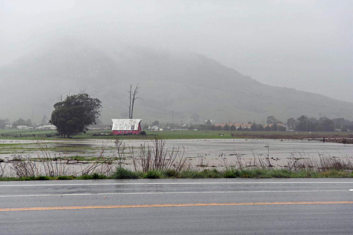 Rainy weather takes over the Central Coast in March 2018.