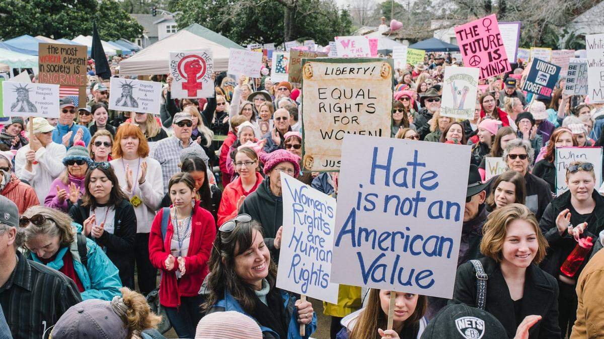 More than 7,000 marchers gathered in San Luis Obispo on Jan. 21, 2017, as part of the largest single-day demonstration in U.S. history.