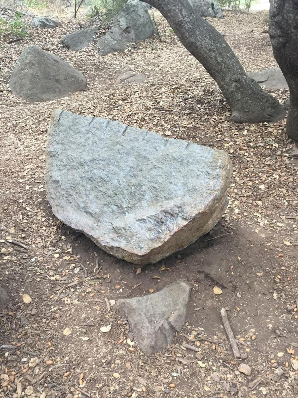 The rock that was again painted to look like a slice of watermelon along the Bishop Peak trail near Highland Drive has again been cleaned and returned to its natural state.
