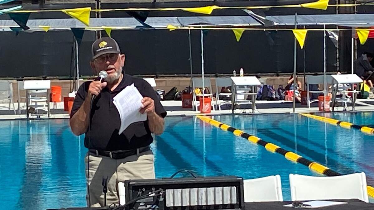 Rick Ernstrom retired from San Luis Obispo High School swim coaching after 53 years.
