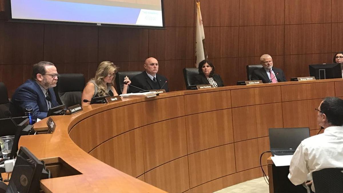 The San Luis County Board of Supervisors hears public comment on proposed regulations of commercial cannabis businesses. The board plans to vote on regulations at its Oct. 17 meeting.