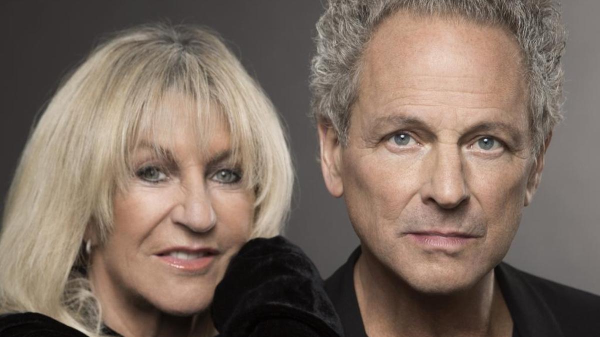 Lindsey Buckingham and Christine McVie perform Sunday at Vina Robles Amphitheatre in Paso Robles.